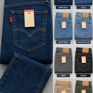 Men's Classic Straight Fit Denim Jeans