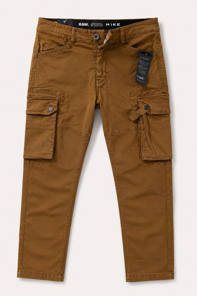 Men's Brown Cargo Pants with Functional Utility Pockets – All-Day Wear