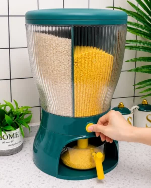 High-Performance Dual Compartment Grain Storage Dispenser