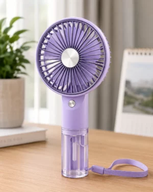 Compact Rechargeable Portable Fan for On-the-Go Cooling