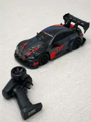 High-Speed Black Stealth RC Racing Car – Premium Remote Control Vehicle